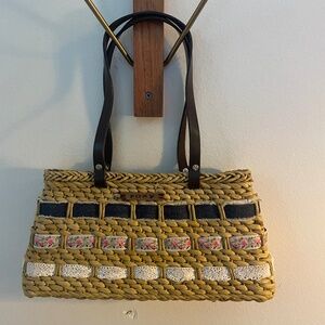 Roxy Small  Woven Shoulder  Bag